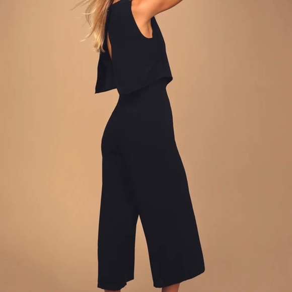 SX Lulus Black Midi Jumpsuit in an Excellent Condition - Picture 2 of 16